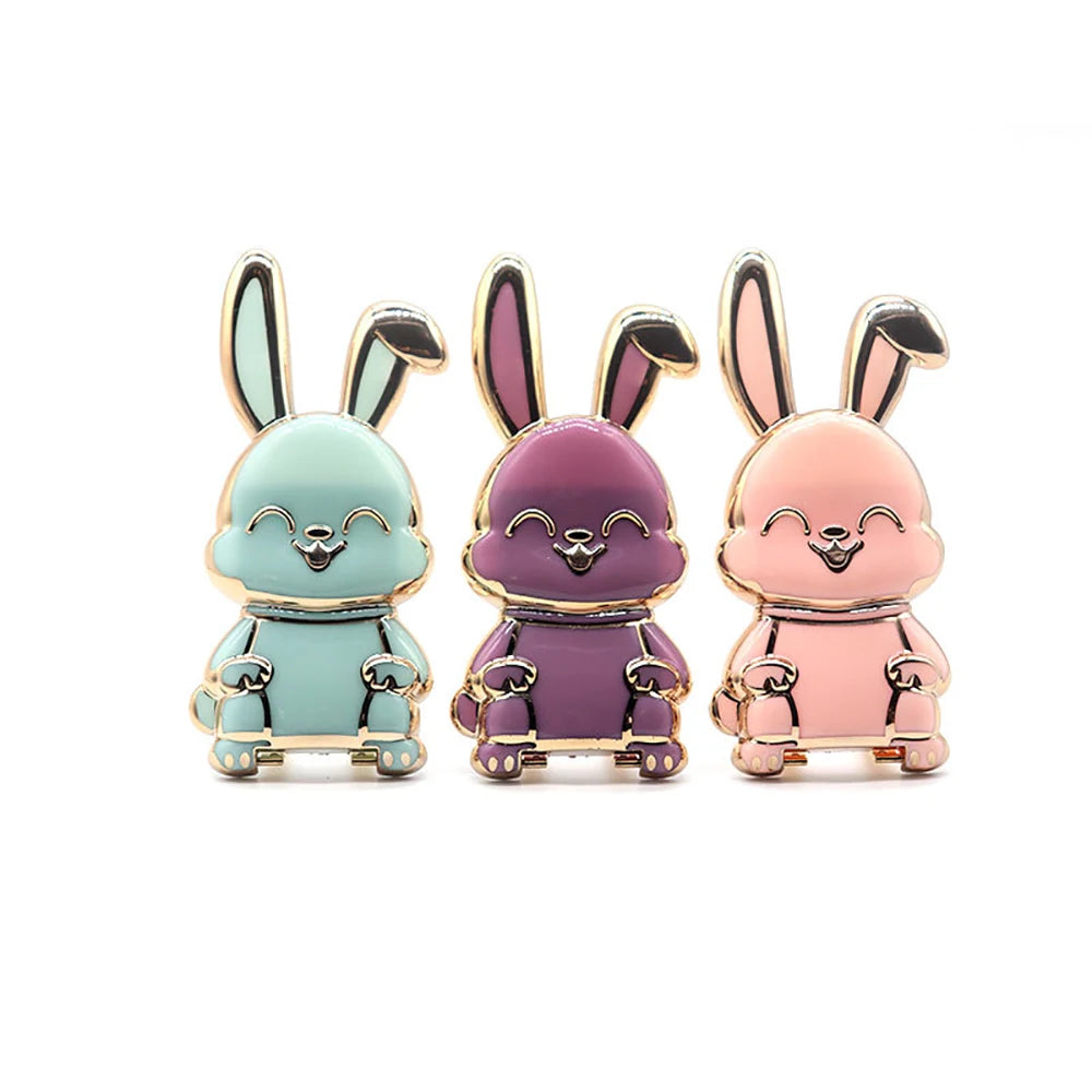 Universal Finger Ring Holder Phone Stand Mini Pull Rod Back Sticker