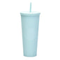 2026 Luxury Diamond Cold Cup Tumbler with Straw | Double Wall Iced Coffee Cup | Starbucks-Style Reusable Cup