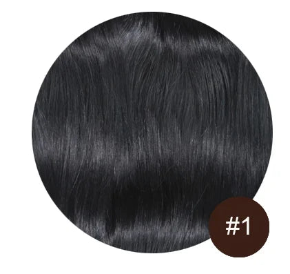 Clip In Hair Extensions 7 Pieces Human Hair 22inch #99J Burgundy Red For Bold & Vibrant Style