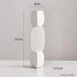 Modern Minimalist Black Vase - Nordic Style Home Decor Art Ornament for Living Room