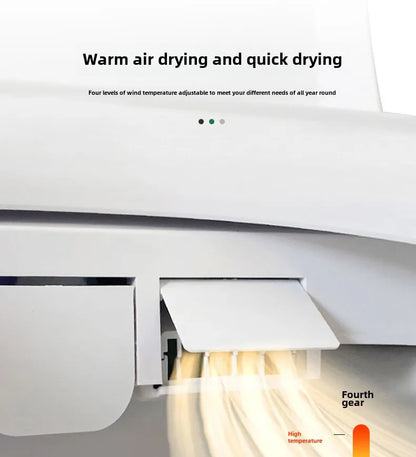 Smart Bidet Seat with Temperature Controlled Water and Drying