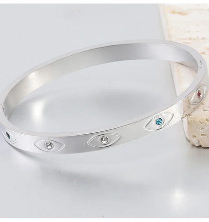 Stainless Steel Bracelet for Women Cuff Bracelets on Hand Couple Fashion Man Bangles Jewellery Accessories Gift