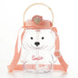 Insulated Teddy Bear Water Bottle 1000ml With Straw And Strap