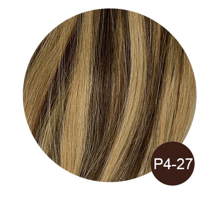 Clip In Hair Extensions 7 Pieces Human Hair 22inch #99J Burgundy Red For Bold & Vibrant Style