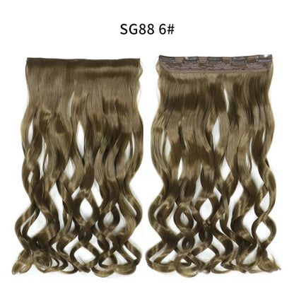 Long Clip In Hair Extensions for Length and Volume 22 Inch