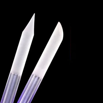 네일 Glass Cuticle Pusher Nail Manicure Stick Professional Precision Filing CuticleRemover PedicureForManicure Nails Accessories