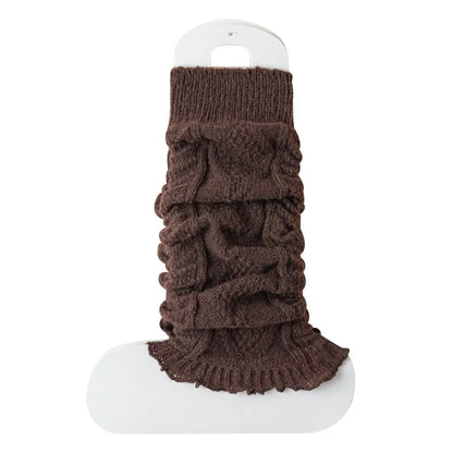 New Knitting Leg Warmers Cute Sweet Warm Foot Cover Boot Warmers Autumn Winter