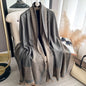 Sun-Protective Hijab Scarf with Golden Thread Accents for Styling