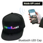 Glowing Advertising Hat Diy Text And Images Neon Rave Grand Event Outdoor Sports Costumes Accessories LED Mobile Bluetooth Hats