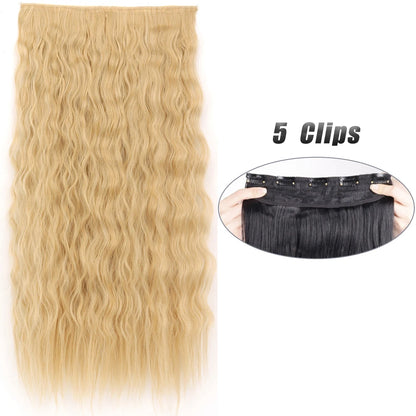 Voluminous Clip-In Hair Extensions 80cm For Fuller Long Hair Look