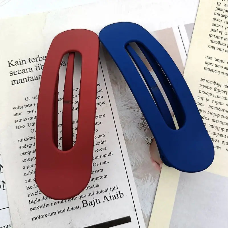 Matte Hair Clips for Bangs and Flyaway Control Gentle Grip Daily Wear