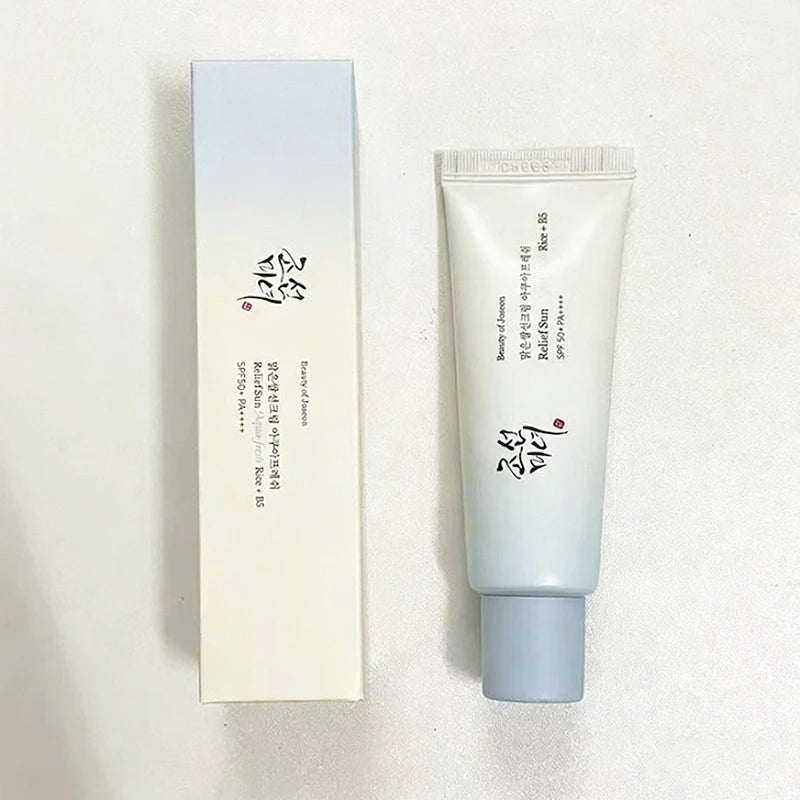 Sunscreen Cream Spf 50 Moisturizing Finish Rice Probiotic Formula Korean Skin Shield 50ml