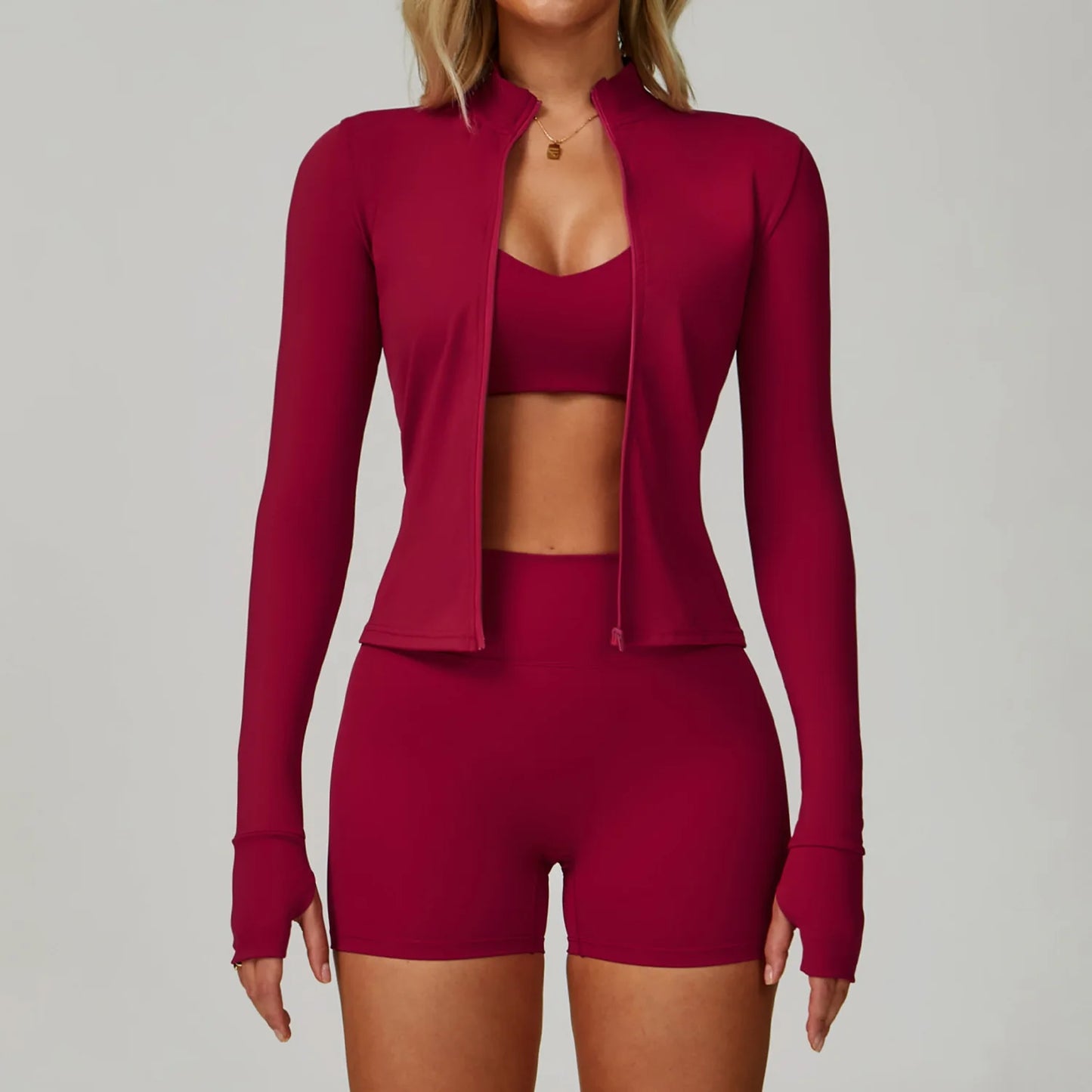 2-3PCS Yoga Suit Women Tracksuit Sports Bra High Waist Leggings Shorts Outfit Gym Set Fitness Push Up FITNESS REVOLUTION