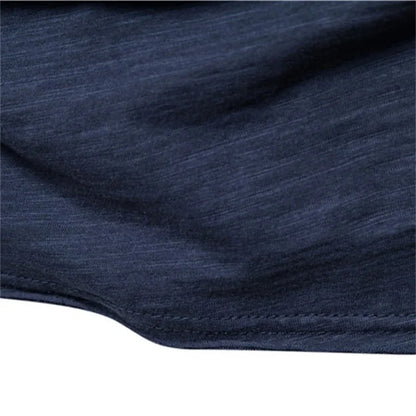 Soft V-Neck Tee For Men With 100 Percent Cotton Breathable Fit