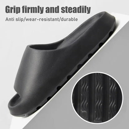Coconut Slippers Cloud Thick-Soled Sandals Soft Bottom Beach Men Women EVA Slides COCONUT LUXURY