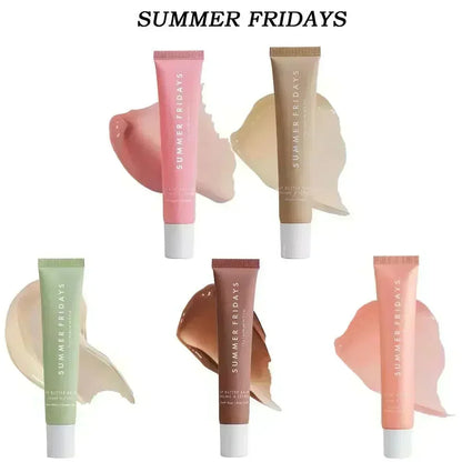Iced Coffee Butter Lip Balm Moisturizing Transparent Lipstick Set Smooth Soft Tube Mirror Lip Gloss Lip Makeupv