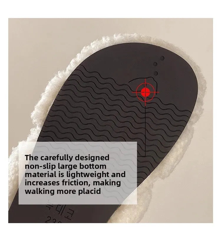 Soft Slippers with Faux Fur Lining for All Day Indoor Outdoor Warmth