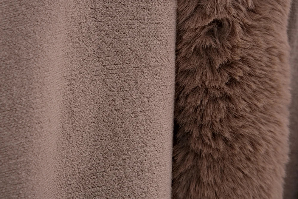 Double Layer Faux Fur Trim Womens Knitted Poncho Shawl Warm Cape Multiple Colors Ideal for Fall and Winter Daily and Formal Wear