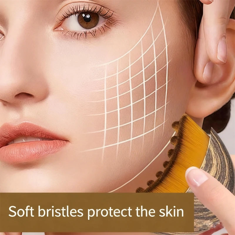 Lymphatic Facial Brush for Dry Skin Massage and Contouring