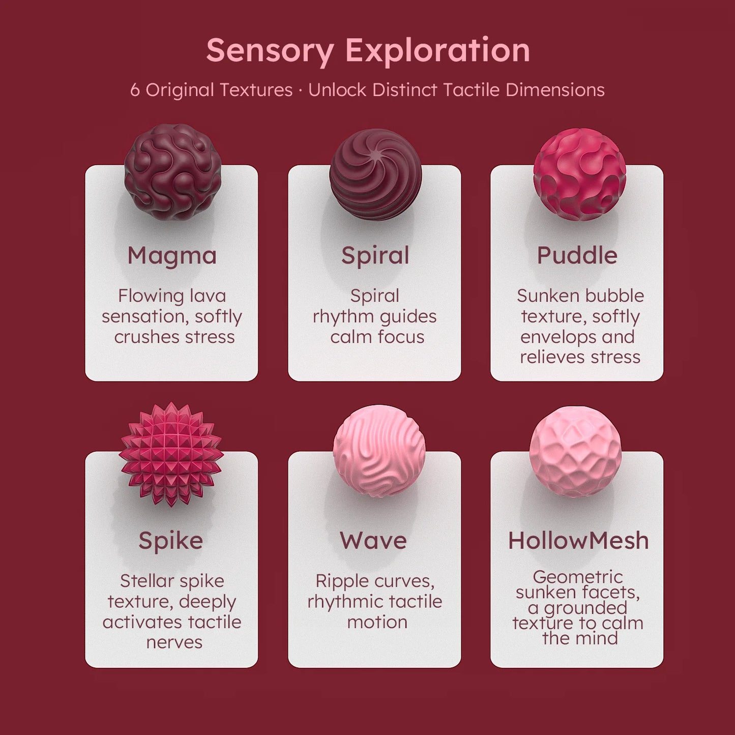 Silicone Magnetic Fidget Balls For Anxiety Relief And Calming