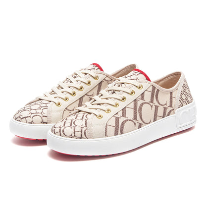 Breathable Canvas Walking Shoes for Women with Daily Cushioned Comfort