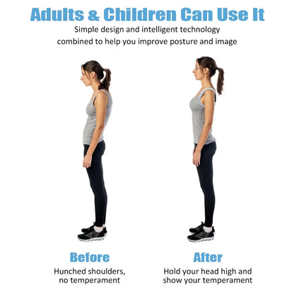 Smart Posture Corrector - Invisible Sensor Belt for Hunchback Reminder