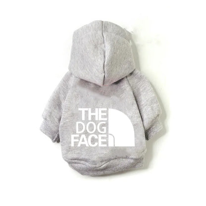 Designer Dog Clothes Hoodies The Dog Face Wind Coat Warm for Small Large Dogs Jacket Sweatshirt French Bulldog Jacket Clothing