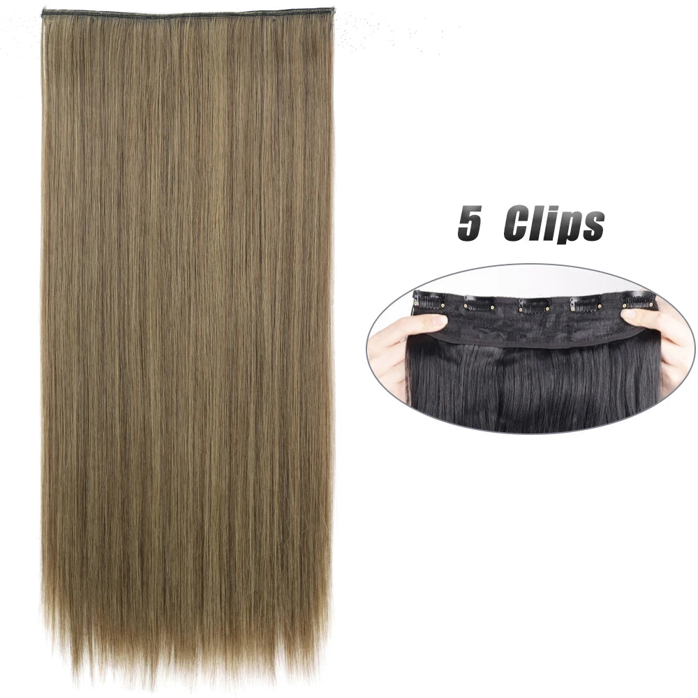 Voluminous Clip-In Hair Extensions 80cm For Fuller Long Hair Look