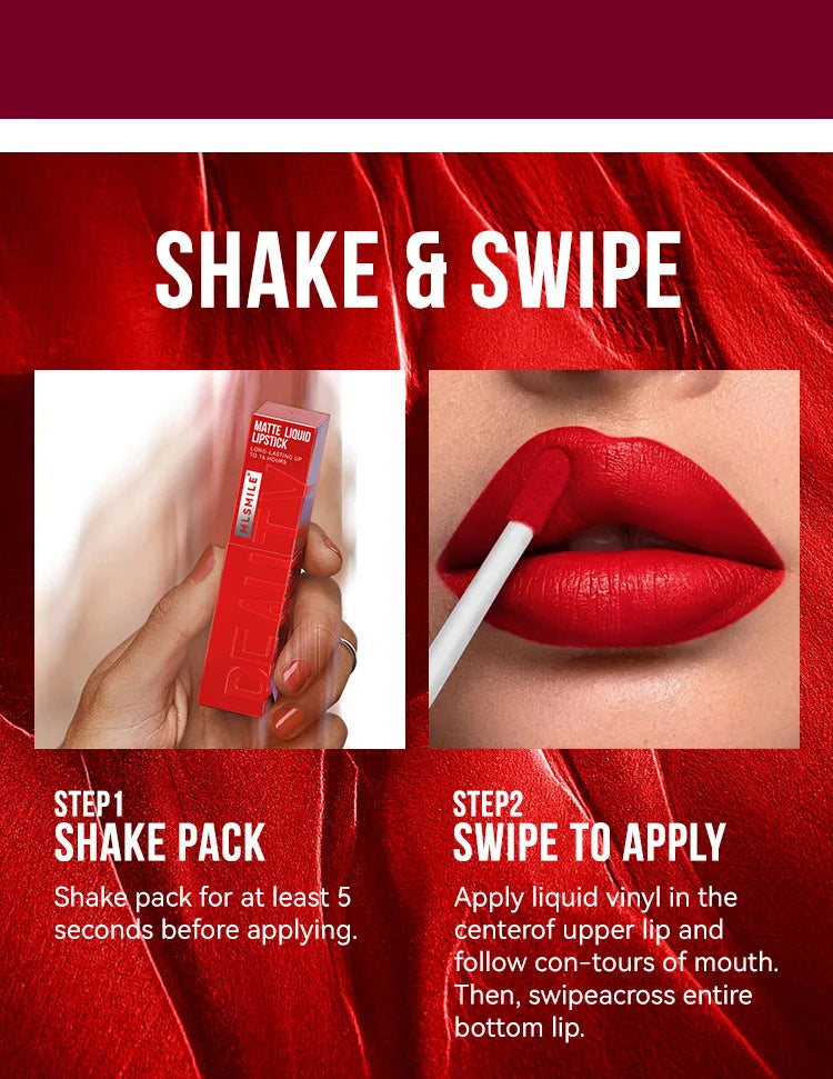 3 PCS Matte Ink Liquid Lipstick Long Lasting Velvet Nude Lip Gloss Non-stick Cup Waterproof Lips Tint Waterproof Make Up
