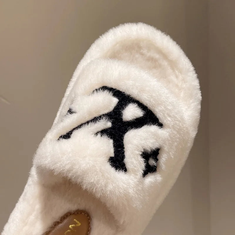 Soft Slippers Indoor with Plush Lining for Ultra Warmth and Durable Rubber Traction