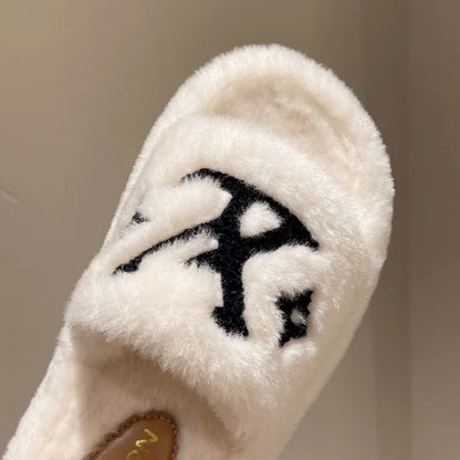Soft Slippers Indoor with Plush Lining for Ultra Warmth and Durable Rubber Traction