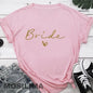 Women’s Luxe Team Bride Shirts - Bachelorette Party Bridesmaids Wedding Female Tops