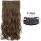Wavy Clip In Hair Extensions Five Clip Set for Fuller Waves