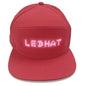 Led Luminous Advertising Hat DIY Custom Words Pixel Lighting Rechargeable Bluetooth APP Control Scrolling Message Flexible Cap
