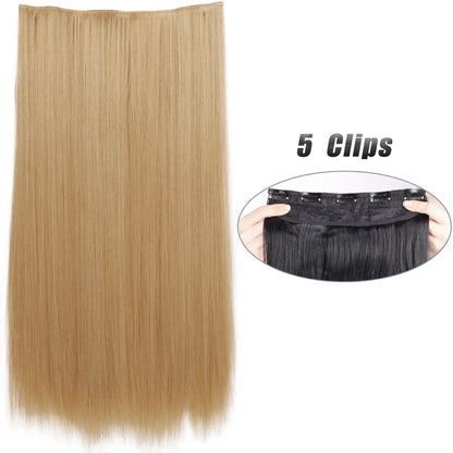 Wavy Clip In Hair Extensions Five Clip Set for Fuller Waves
