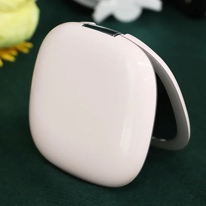 USB Rechargeable Folding Portable LED Makeup Mirror Touch Screen Dimming Handheld With 10X Magnifying Travel Cosmetic Mirrors