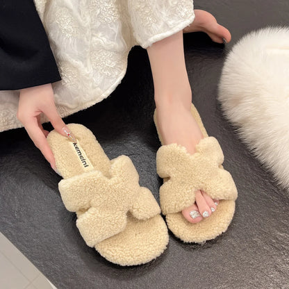 Soft Slippers with Faux Fur Lining for All Day Indoor Outdoor Warmth
