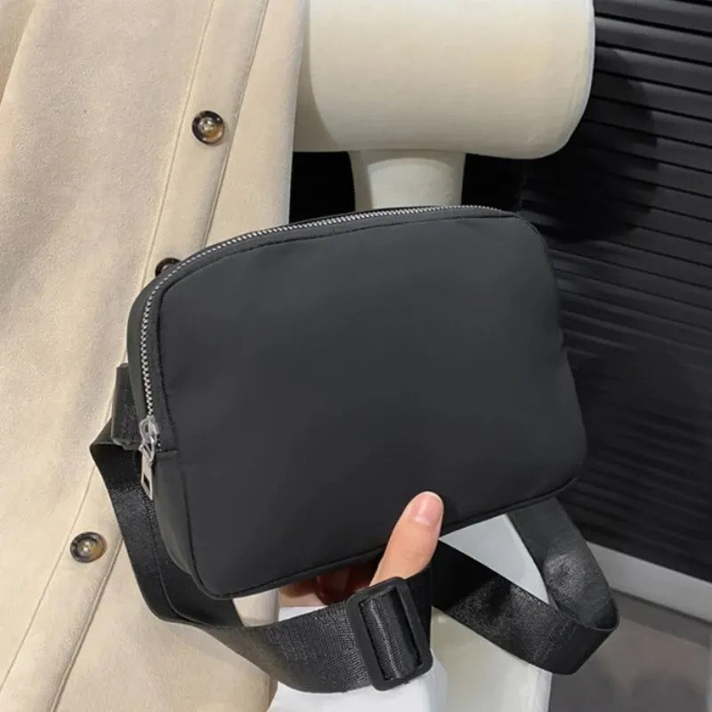 Water-Resistant Belt Bag with Adjustable Strap for Travel and Workouts