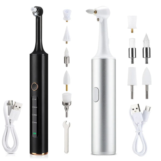 Electric Tooth Polisher - 4 Modes Dental Tartar Remover Plaque Stains Cleaning Teeth Whitening Tool
