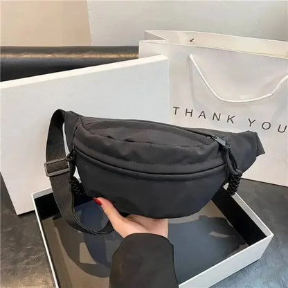 Women's crescent sling bag for hands-free days