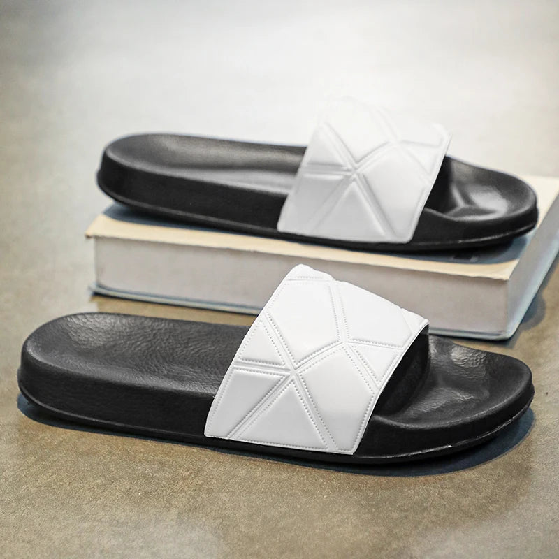 Non-Slip Slippers for Men and Women with Cushioned Comfort Beach Ready