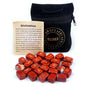 Natural Crystal Agate Rune Set Stones for Divination and Meditation