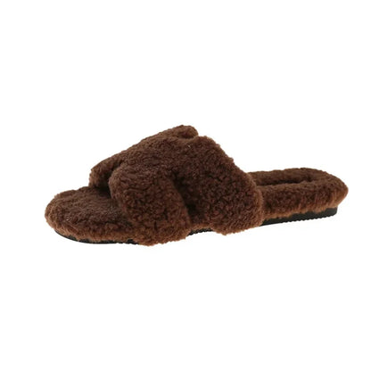 Soft Slippers with Faux Fur Lining for All Day Indoor Outdoor Warmth