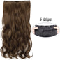 Wavy Clip In Hair Extensions Five Clip Set for Fuller Waves