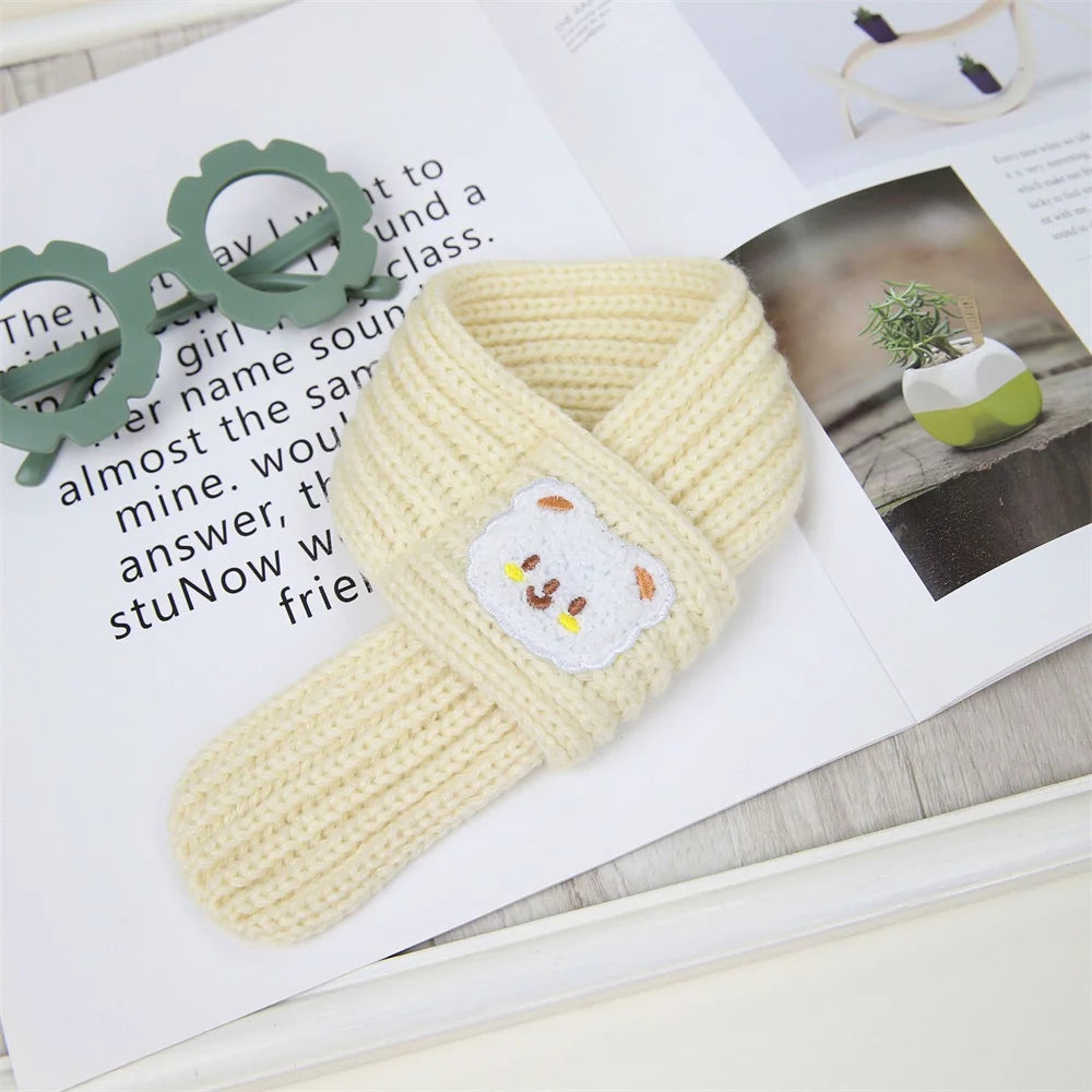 Soft Pet Scarf for Small Medium Dogs Cats Lightweight Slip On