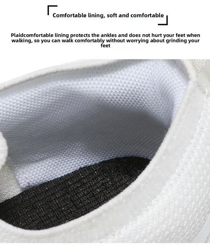 Breathable Sneakers for Marathon Training Cushioned Insole Nonslip Grip