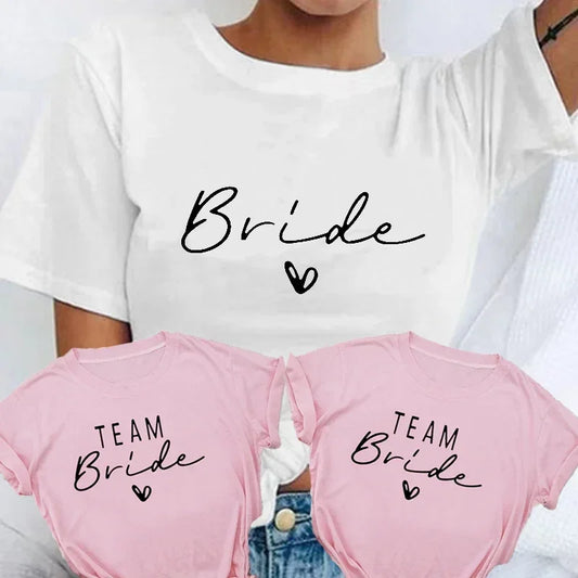 Women’s Luxe Team Bride Shirts - Bachelorette Party Bridesmaids Wedding Female Tops