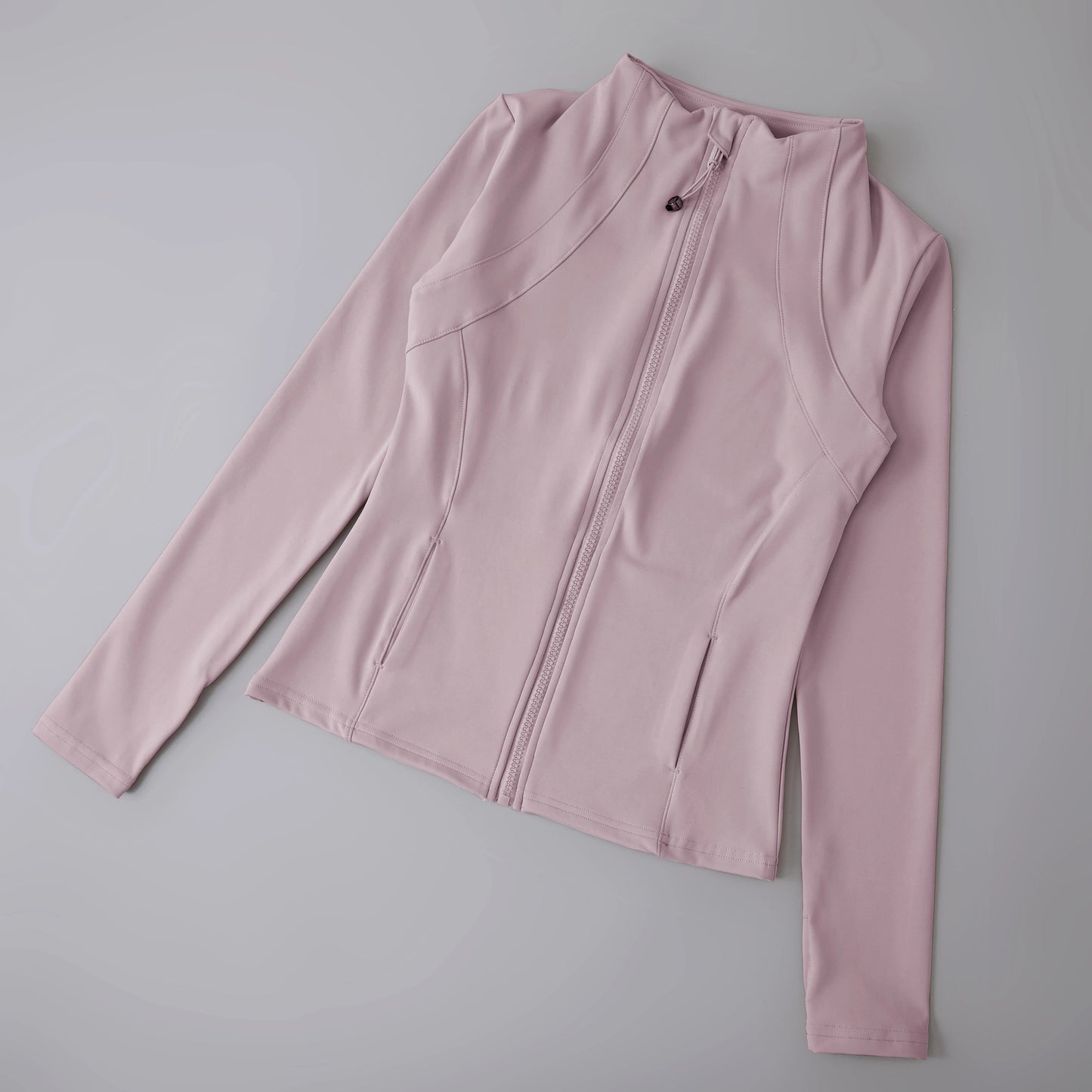 Luxe Yoga fitted Coat Women's Slimming Long Sleeve Fast Running Thin Pilates Fitness Suit Top Clothing