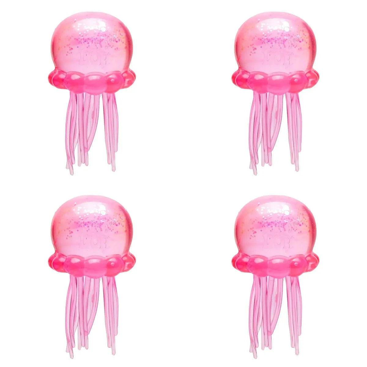 NeeDoh Jellyfish and Cube Plastic Squish Toy For Stress Relief and Sensory Play