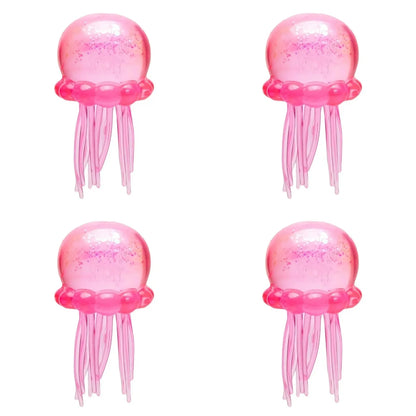 NeeDoh Jellyfish and Cube Plastic Squish Toy For Stress Relief and Sensory Play
